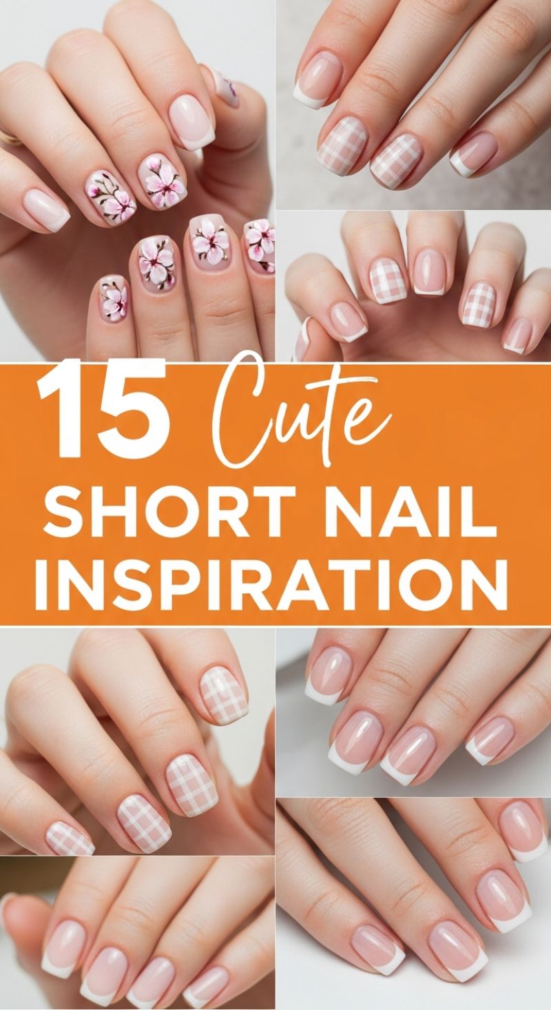 15 Cute Short Nail Inspiration