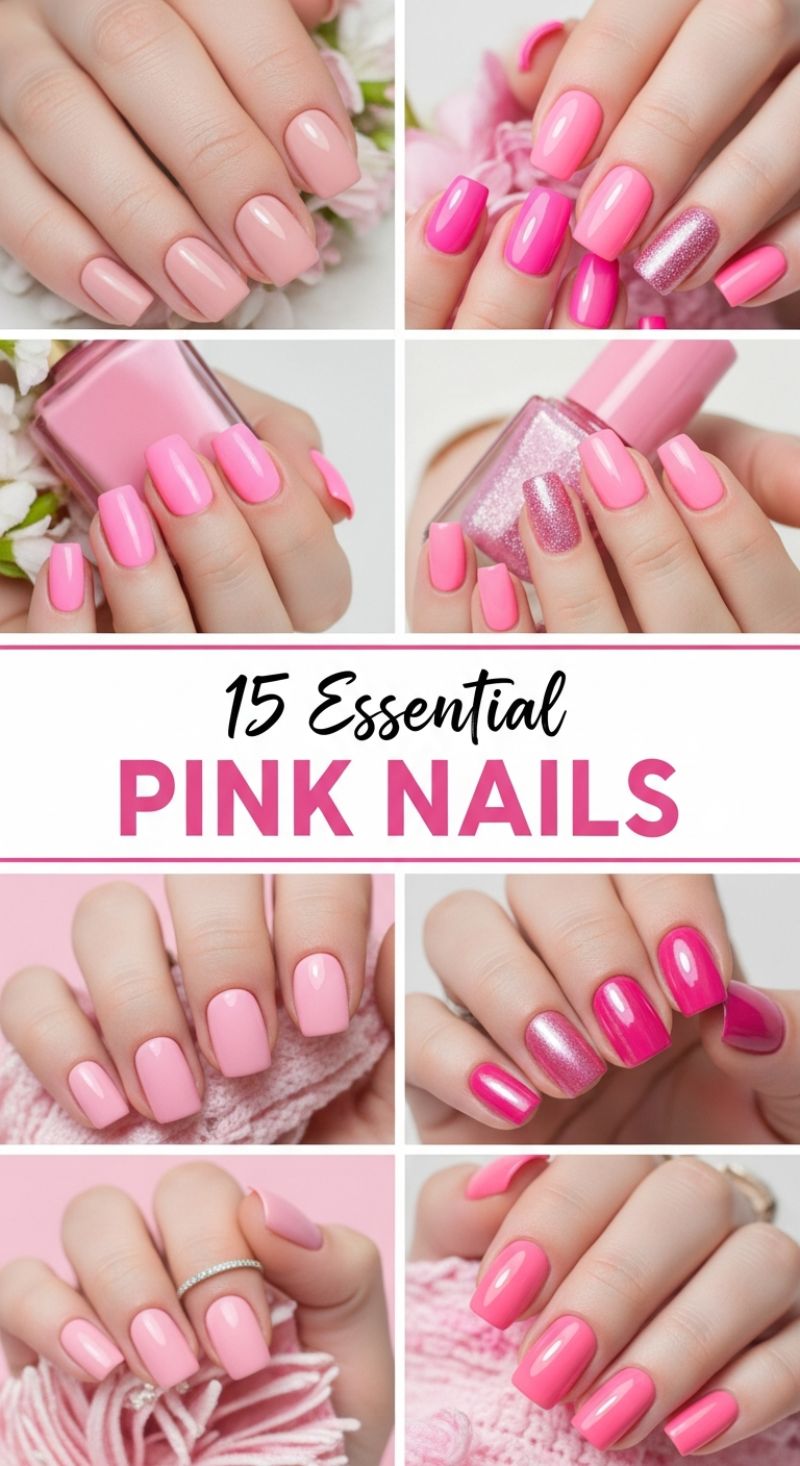 15 Essential PINK NAILS