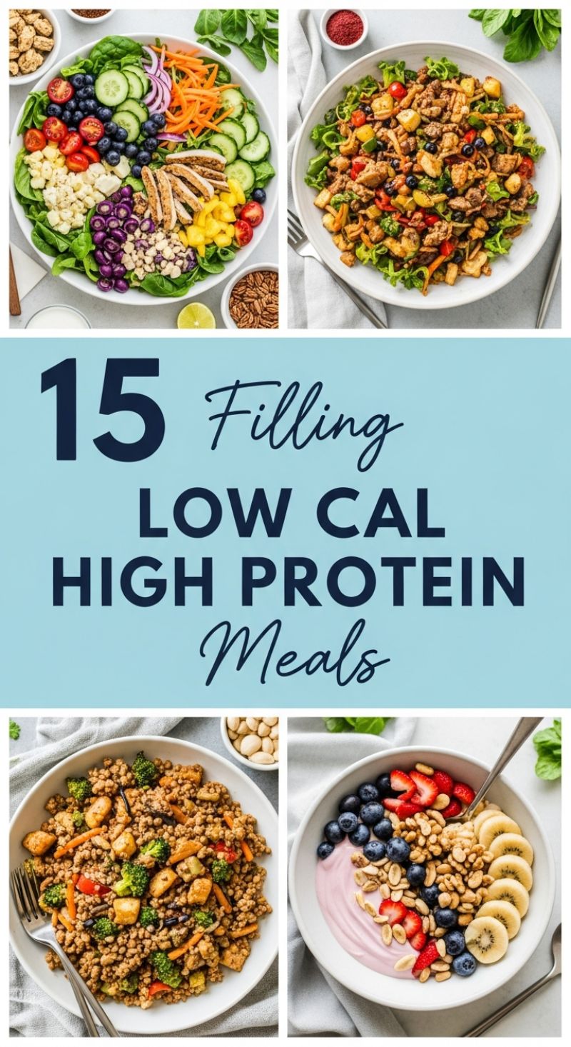 15 Filling Low Calorie High Protein Meals