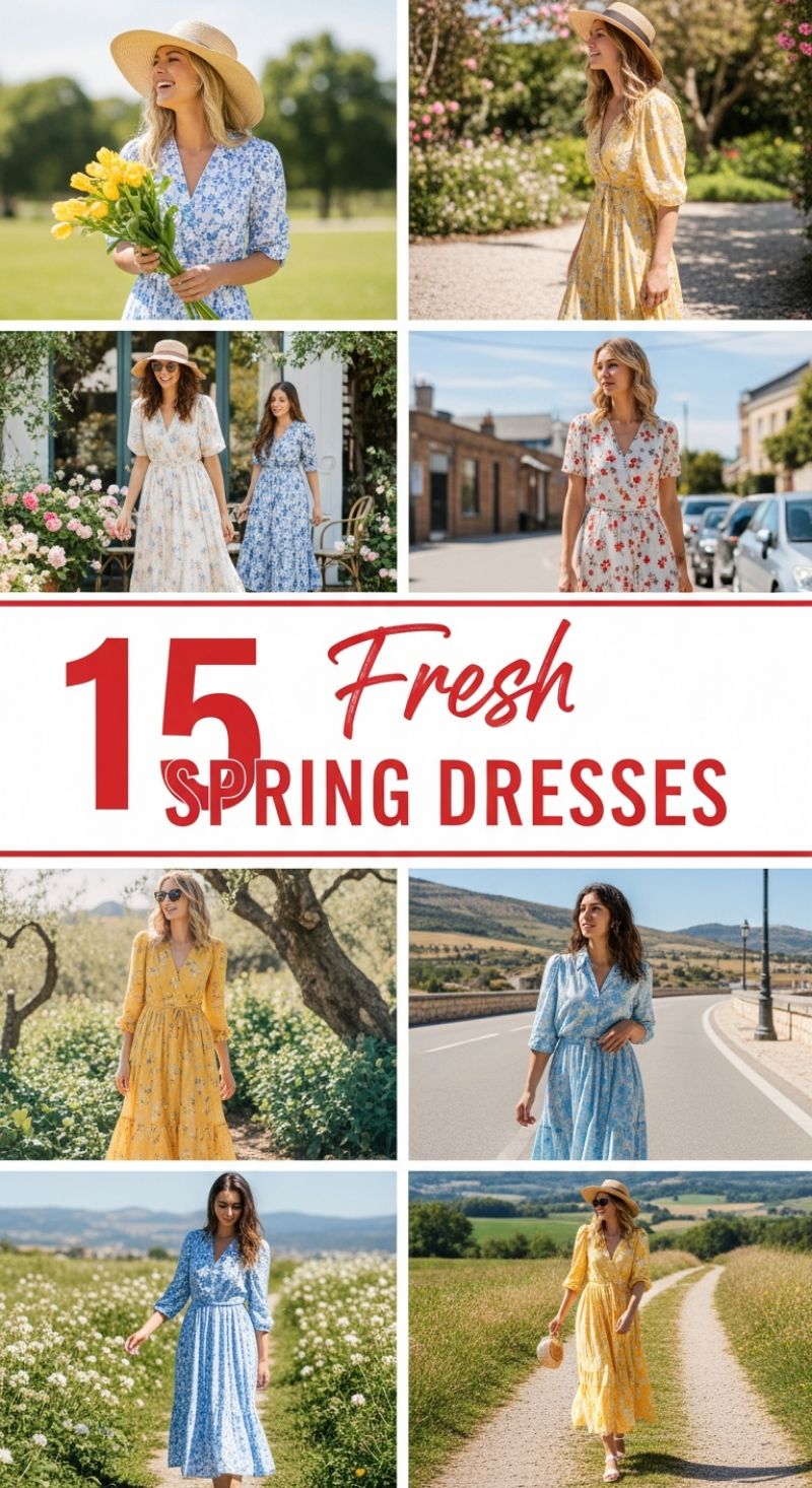 15 Fresh Spring Dresses