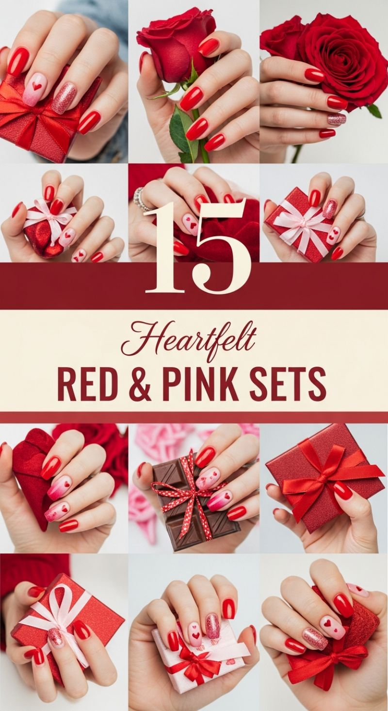 15 Heartfelt RED & PINK SETS