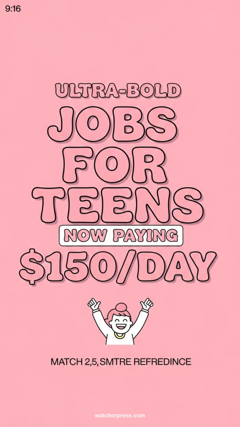 15. High-Earning Daily Jobs for Teens ($150/Day)