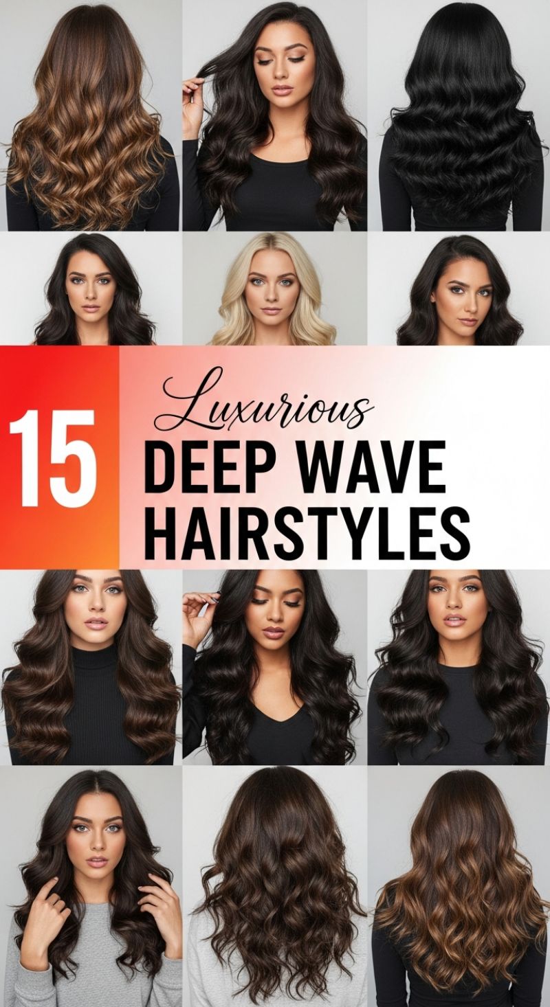 15 Luxurious Deep Wave Hairstyles