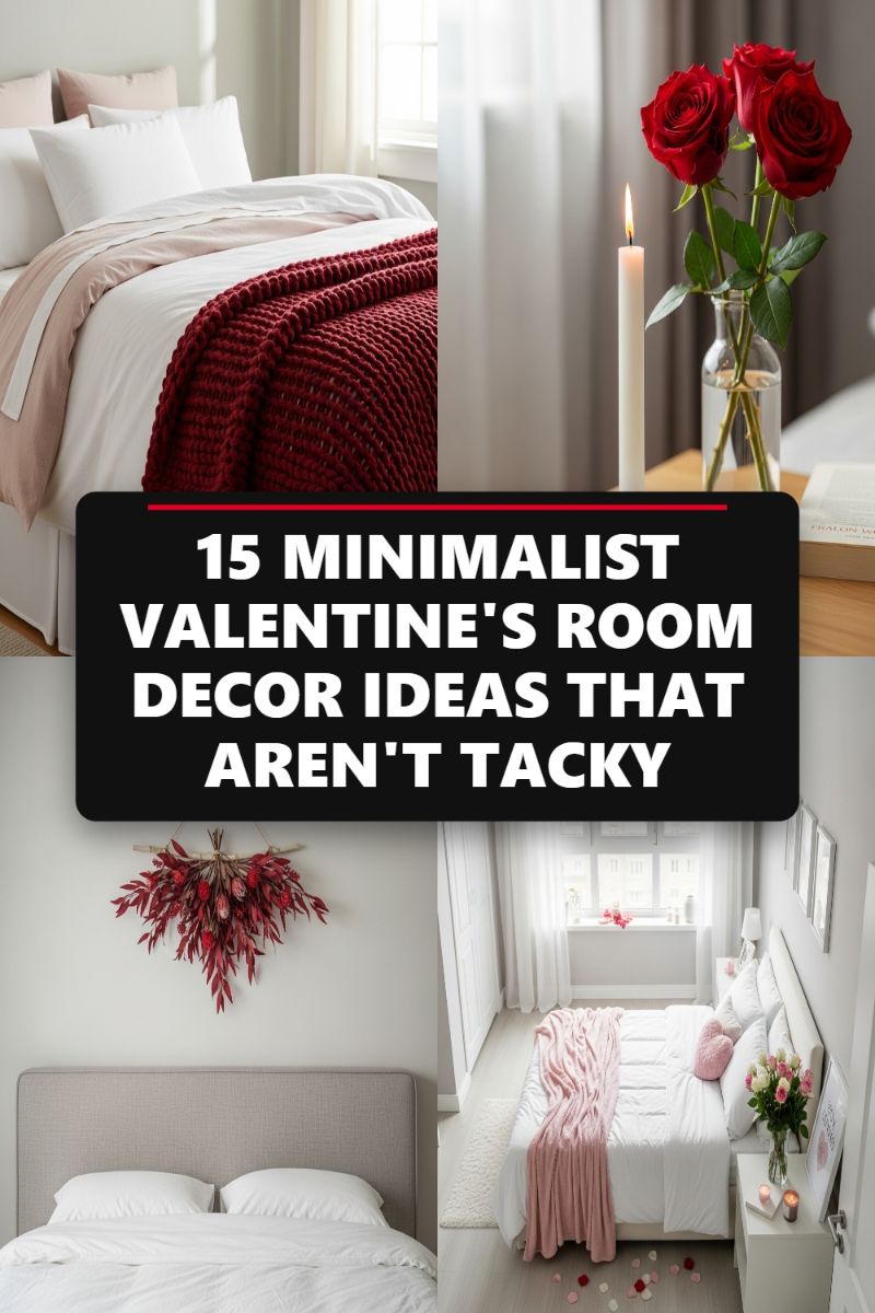15 MINIMALIST VALENTINE'S ROOM DECOR IDEAS THAT AREN'T TACKY