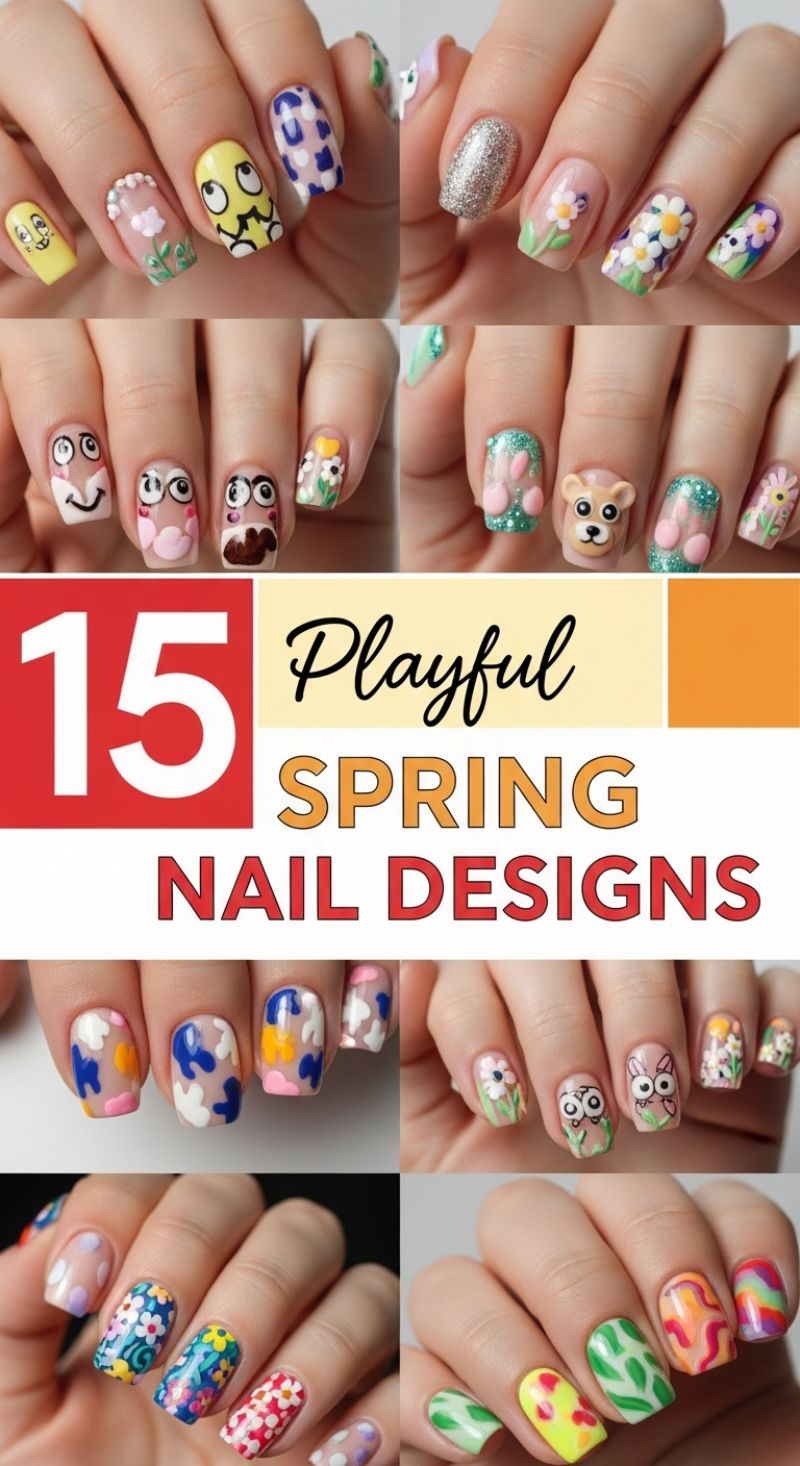 15 Playful Spring Nail Designs