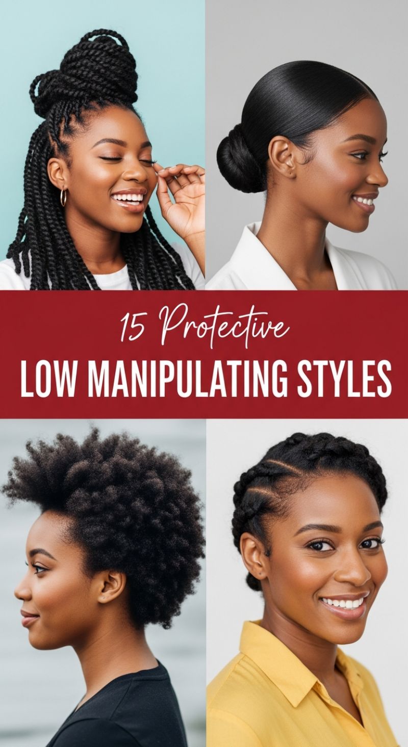 The Ultimate Hairstyle Lookbook: 100+ Stunning Ideas for Every Length, Texture, and Occasion 15 Protective LOW MANIPULATING STYLES