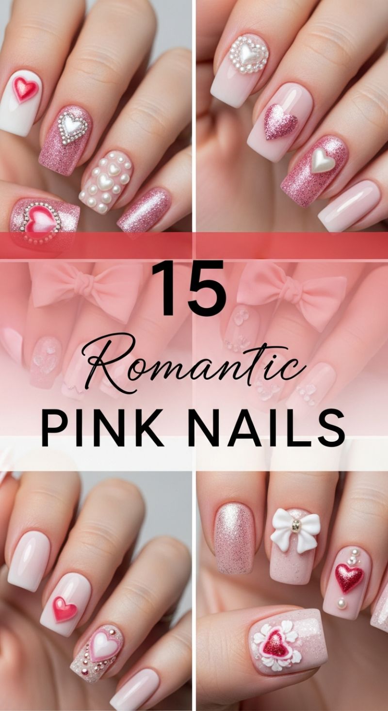 15 Romantic PINK NAILS