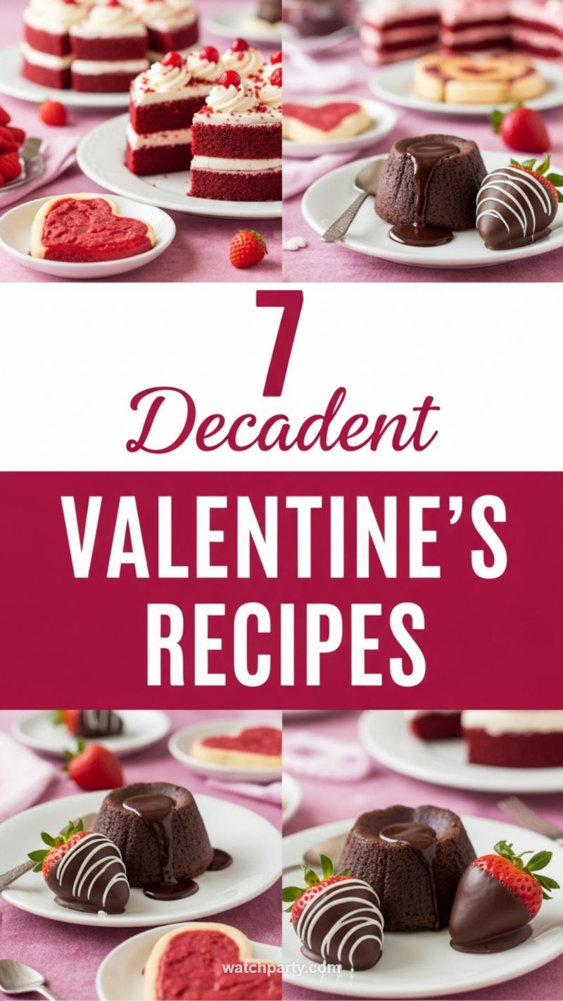 15. Romantic Treats: 7 Decadent Valentine's Recipes