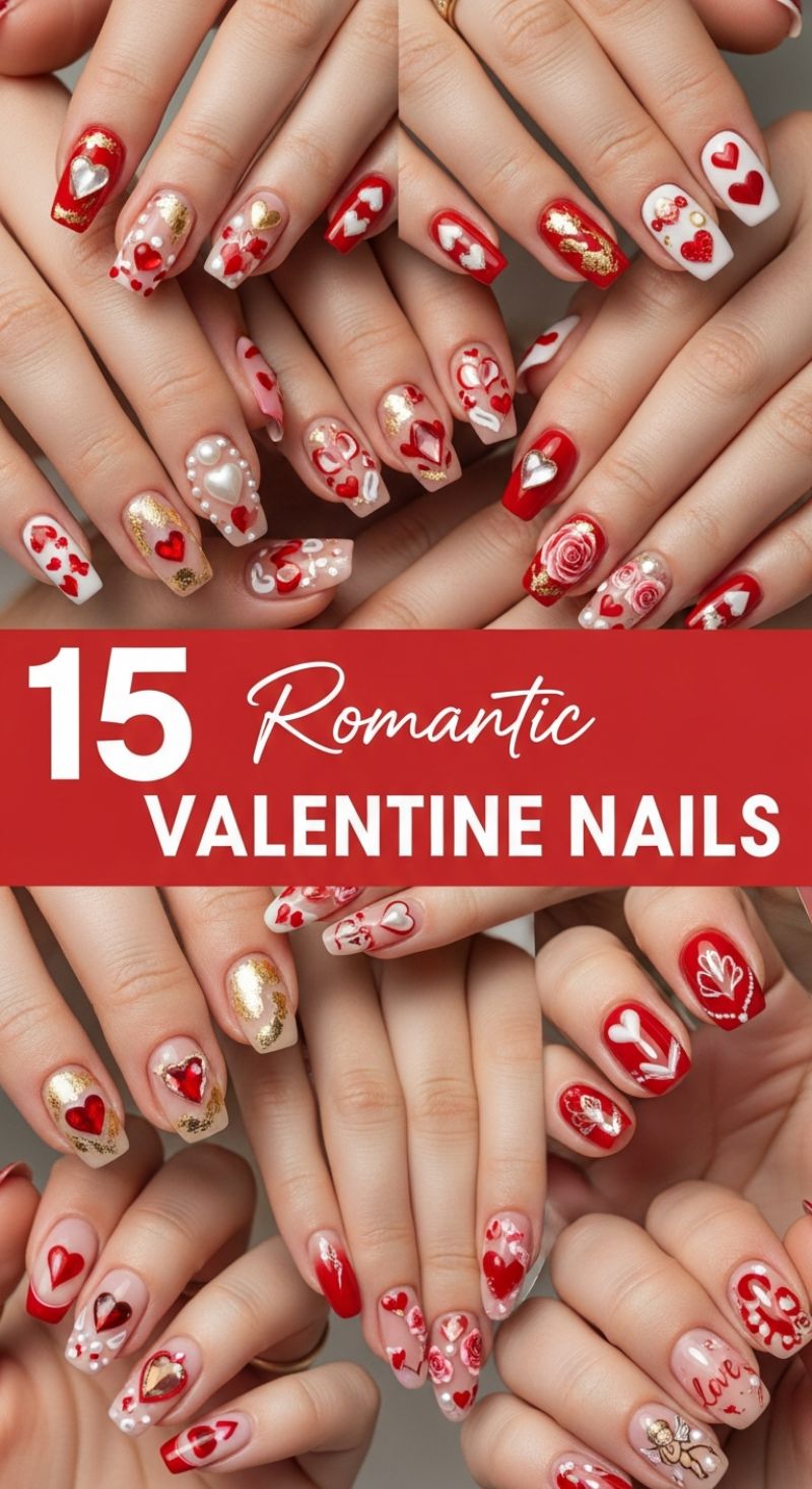 15 Romantic Valentine Nails