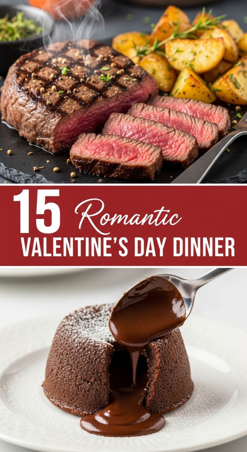 15 Romantic VALENTINE'S DAY DINNER