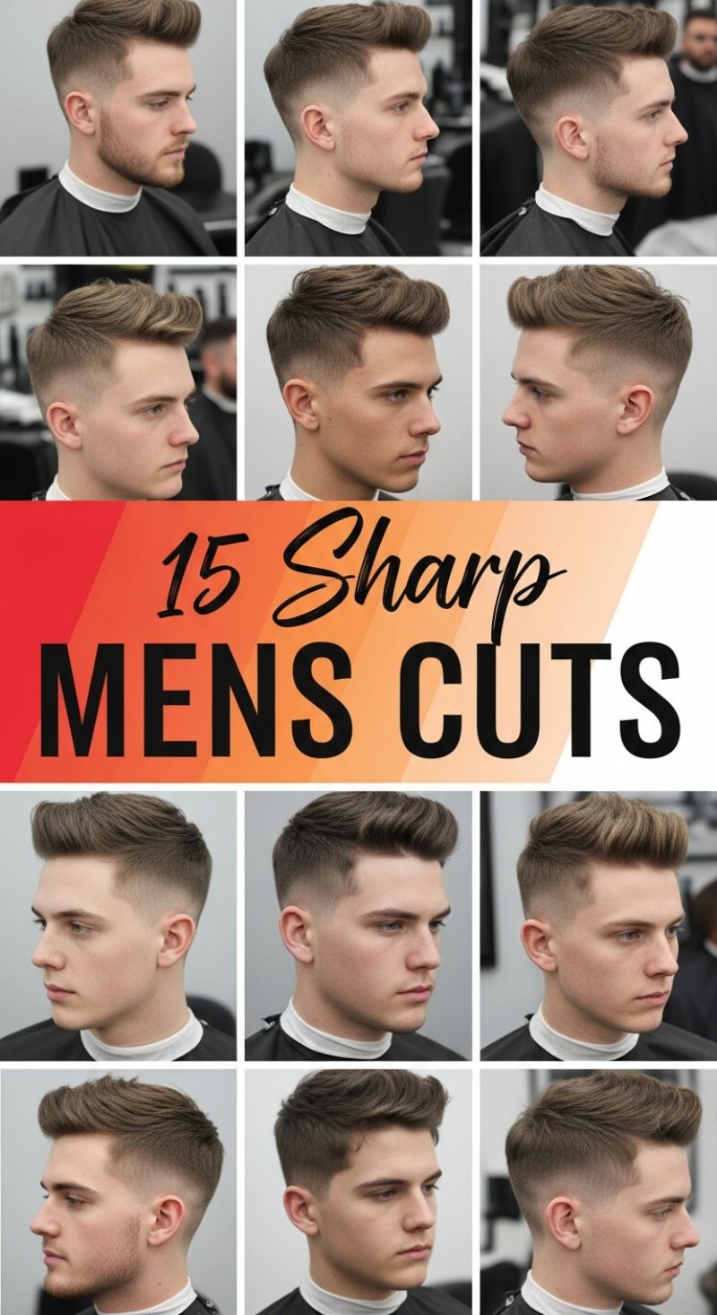 15 Sharp MENS CUTS