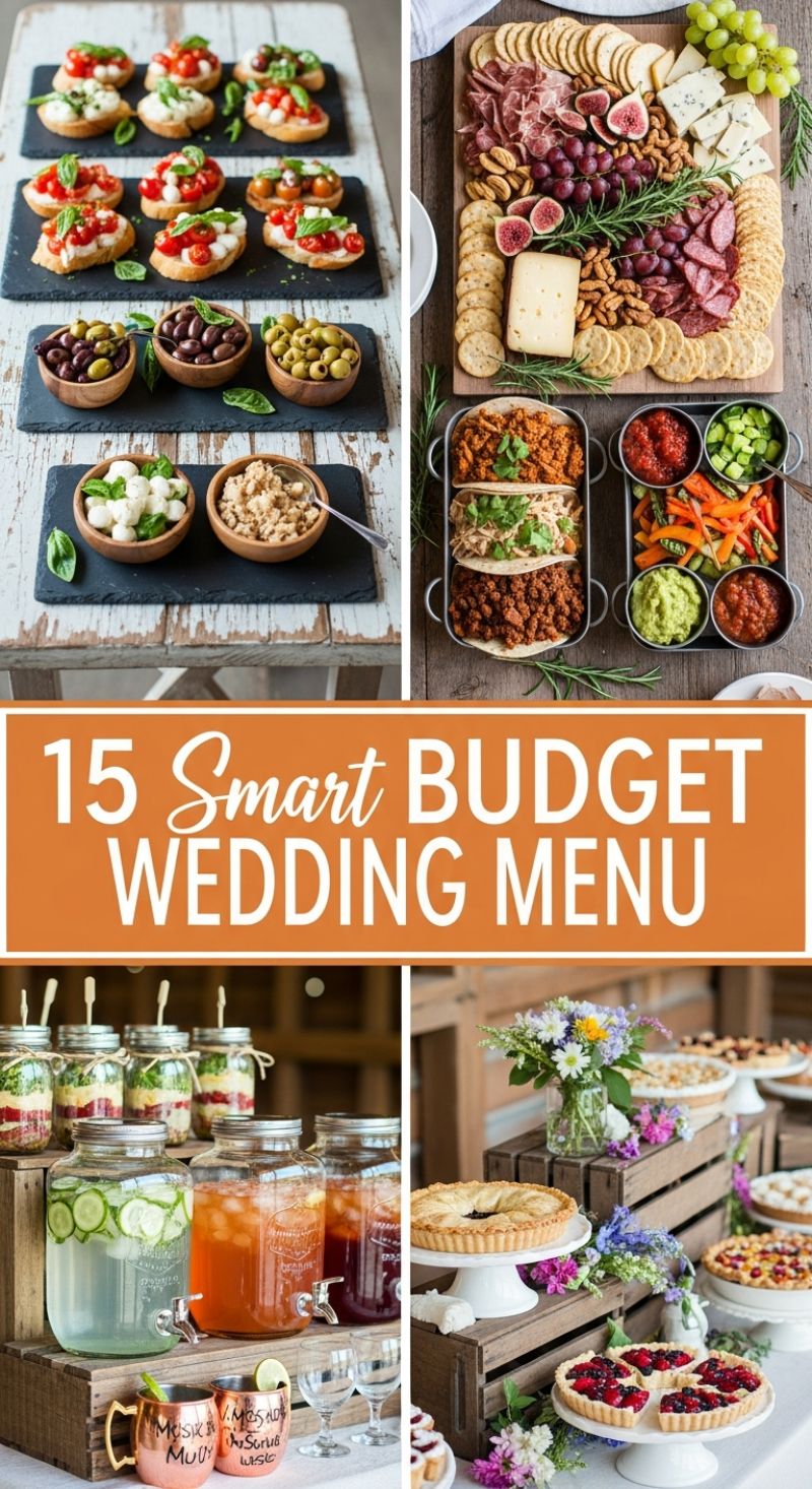 15 Smart Budget Wedding Menu