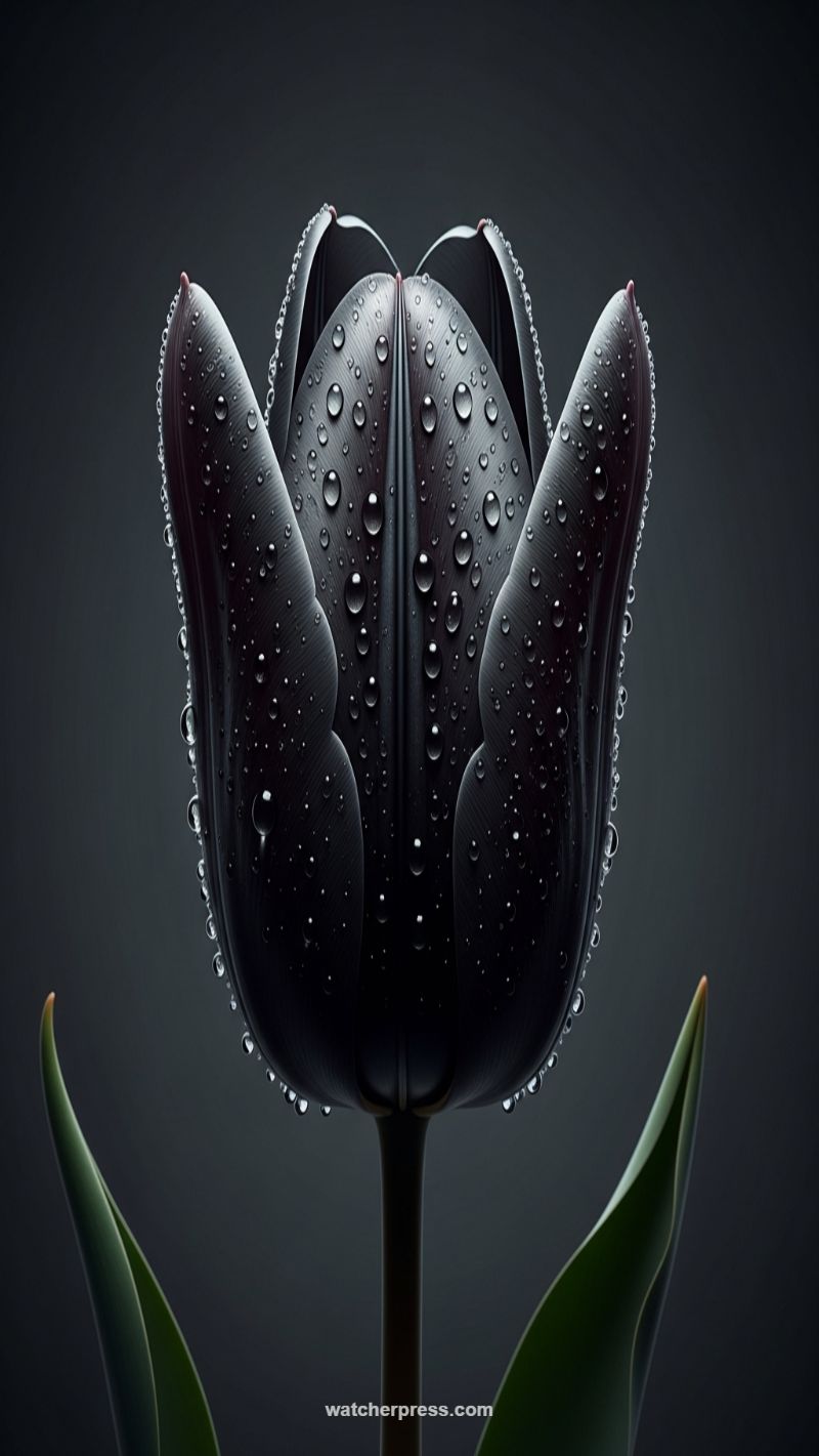 15. Sophisticated Rarity: The Black Tulip
