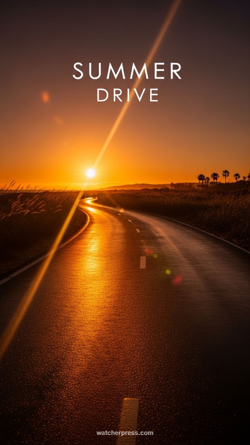 15. SUMMER DRIVE: Golden Hour High Dynamic Range