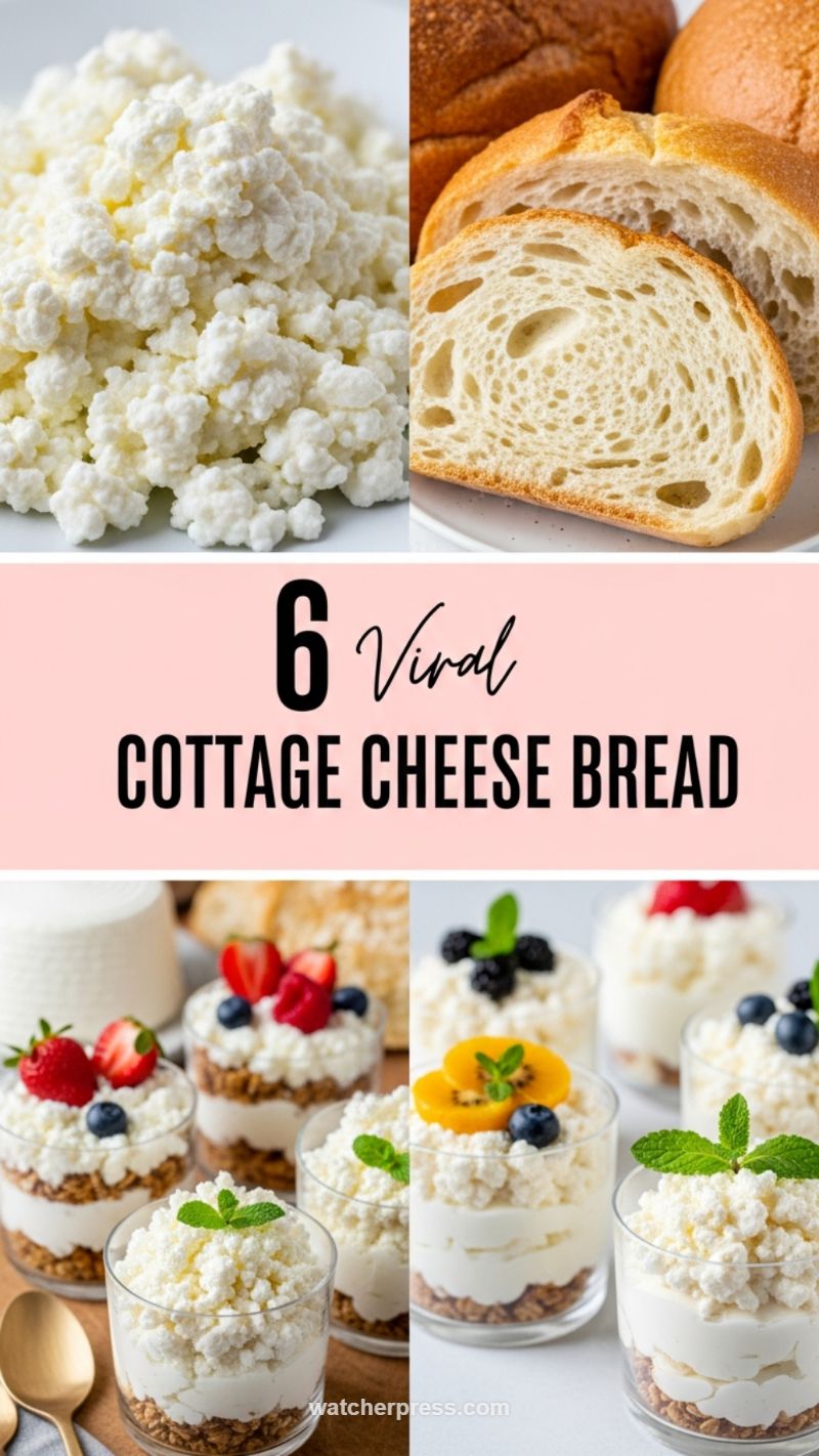 15. The Viral Cottage Cheese Bread Secret (The Fat-Melting Star)