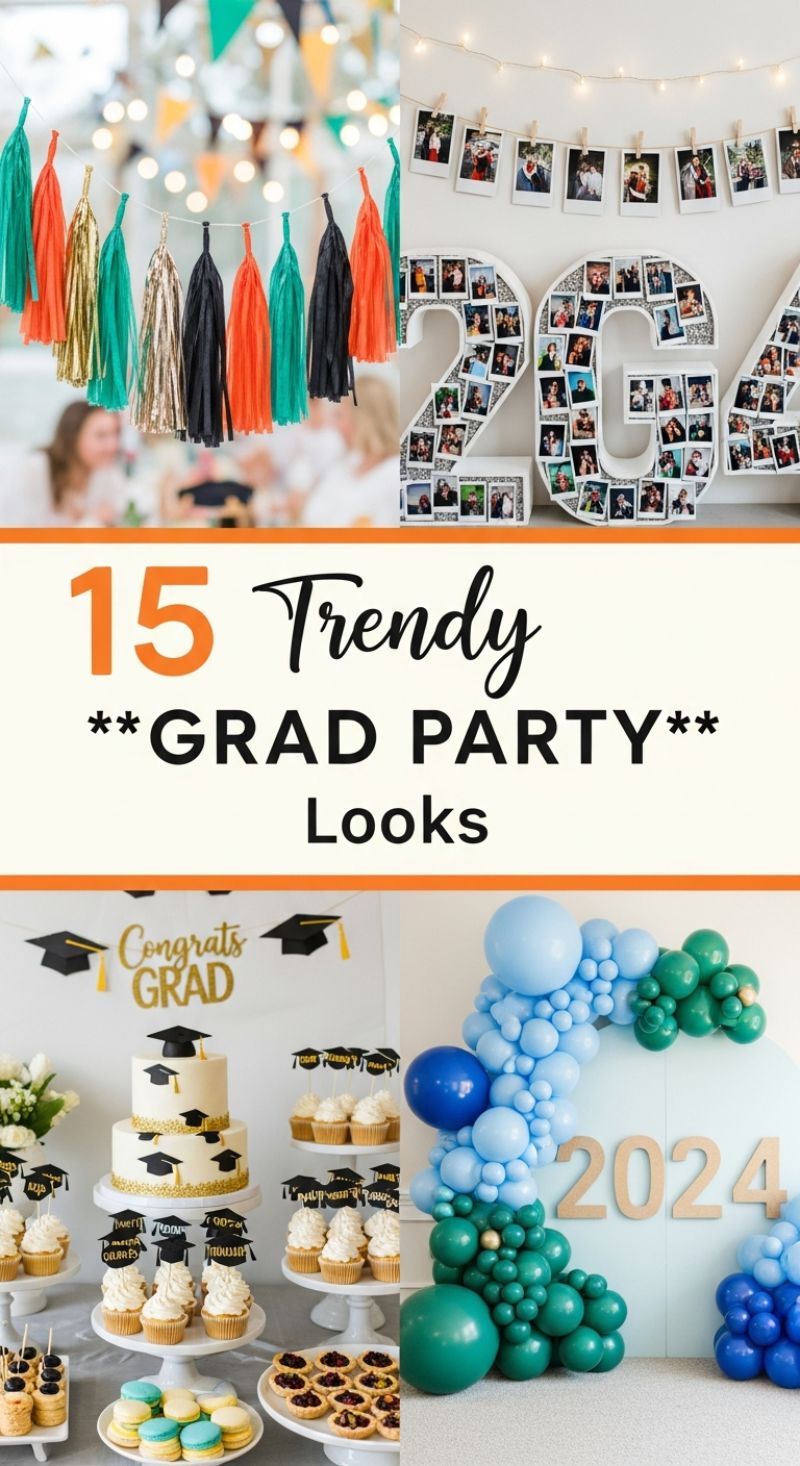 15 Trendy Grad Party Looks: Essential Decoration Themes