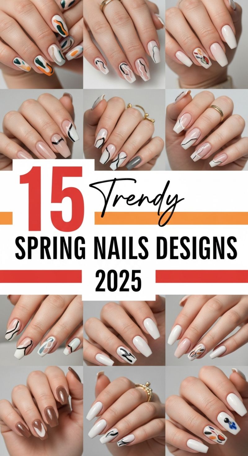 15 Trendy SPRING NAILS DESIGNS 2025