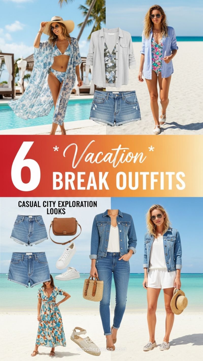 15. Vacation Break Outfits (Beach and City)