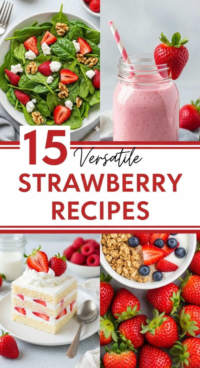 15 Versatile STRAWBERRY RECIPES
