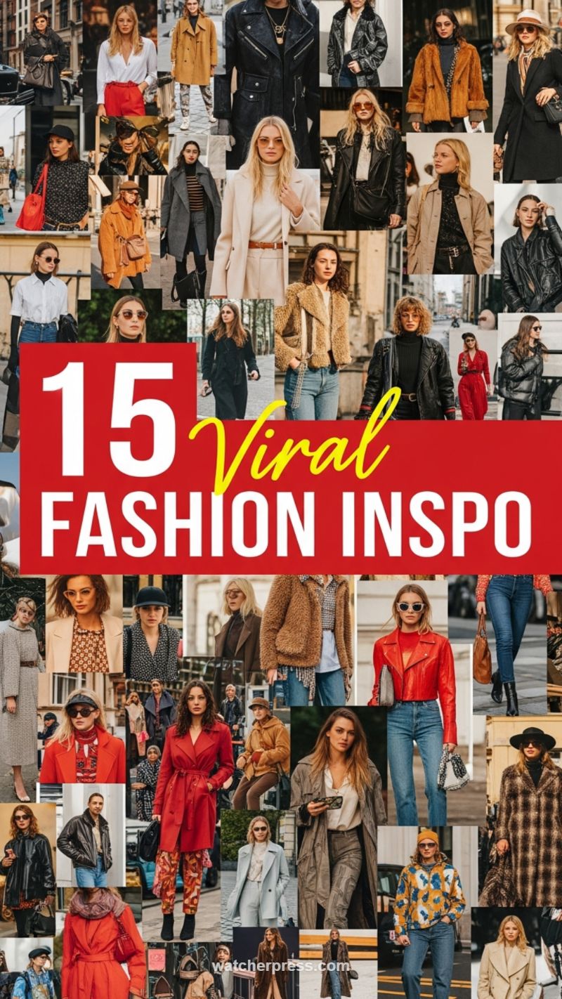 15 Viral Fashion Inspo: Street Style Collage