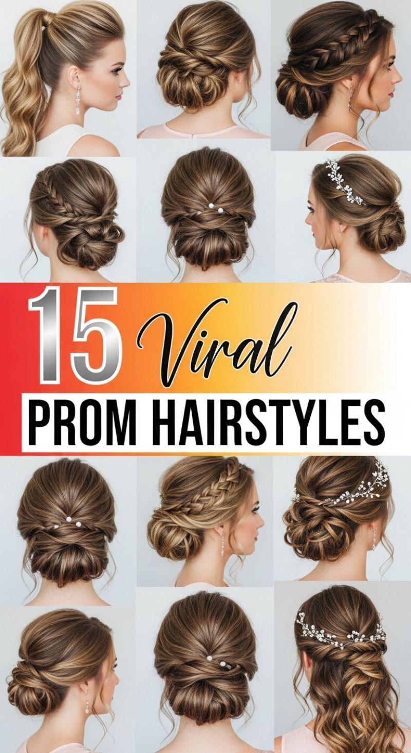 15 Viral PROM HAIRSTYLES