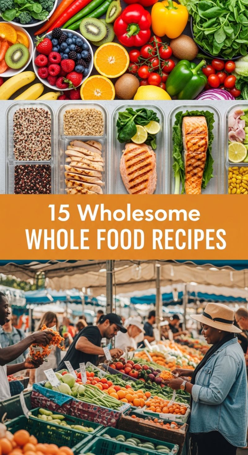15 Wholesome WHOLE FOOD RECIPES