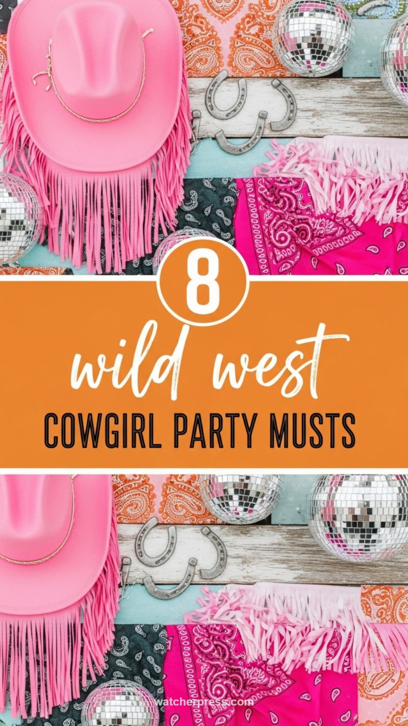 15. Wild West Cowgirl Party Must-Haves
