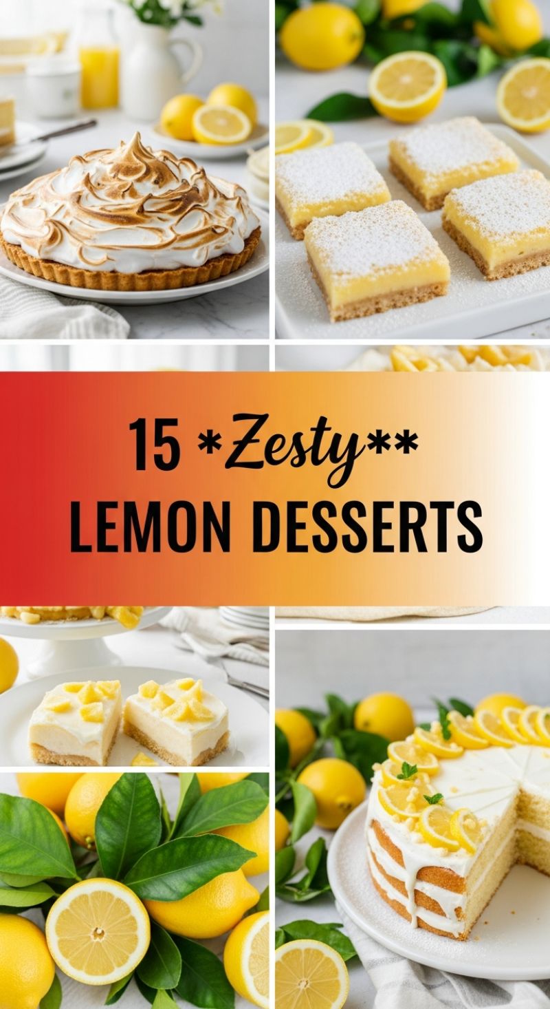 15 Zesty Lemon Desserts