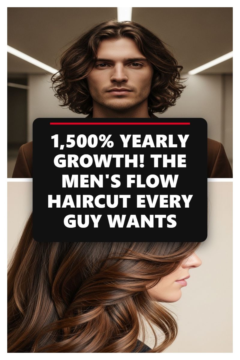 1,500% YEARLY GROWTH! THE MEN'S FLOW HAIRCUT EVERY GUY WANTS