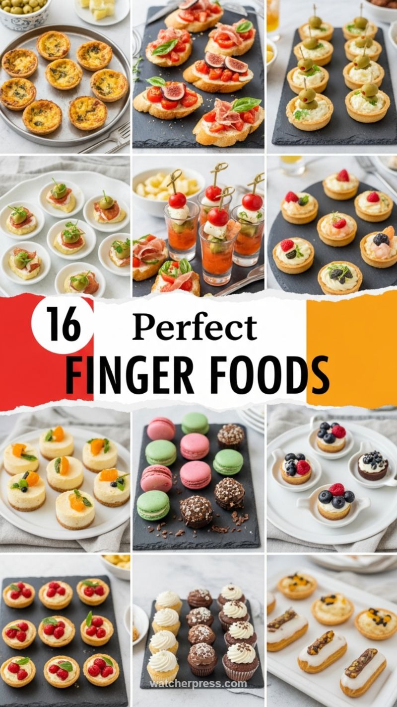 16. Savory & Sweet Mini Finger Foods (Brunch Recipe Idea 4)