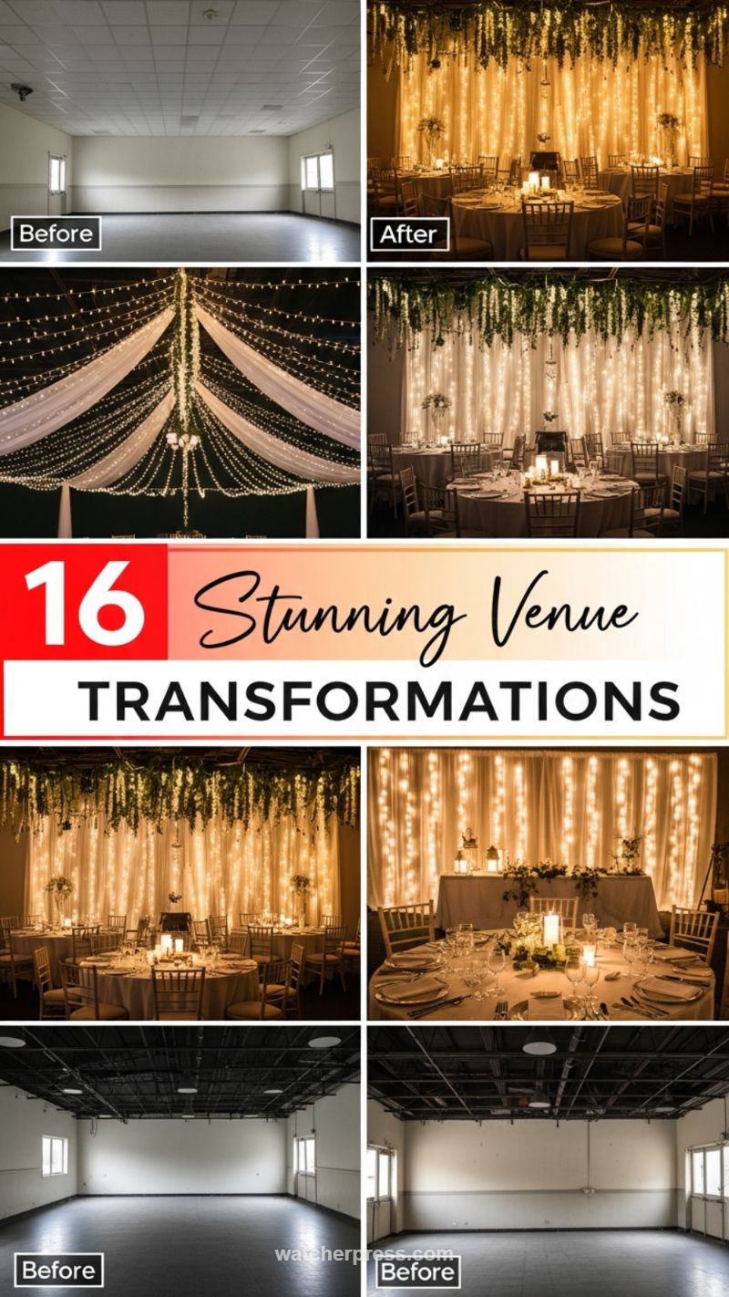 16 Stunning Venue Transformations (The Power of Lighting)