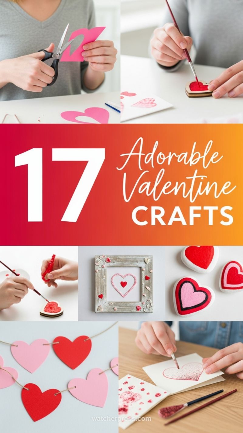 17 Adorable Valentine Crafts for a Personal Touch