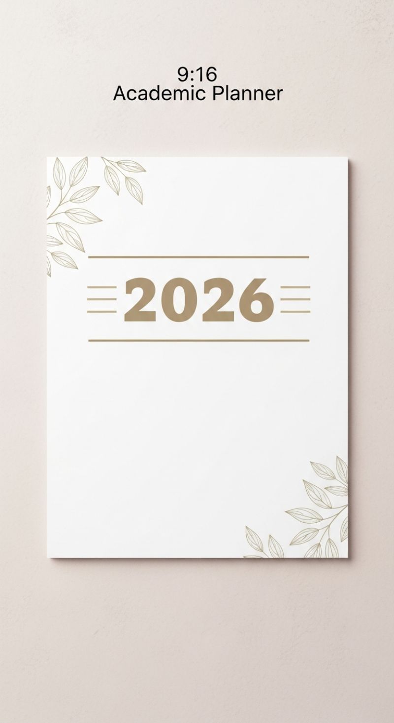 17. Envision Your Future with an Academic Planner for 2026