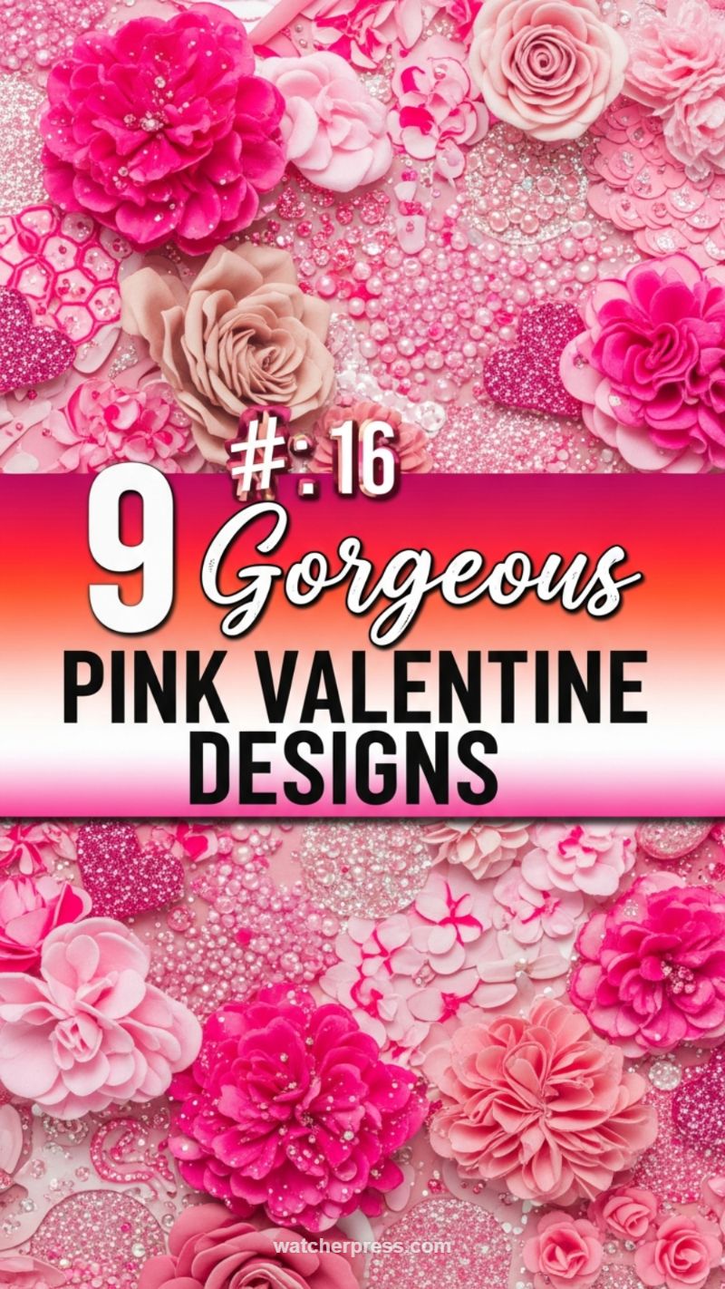 17. Gorgeous Pink Valentine Design Inspiration