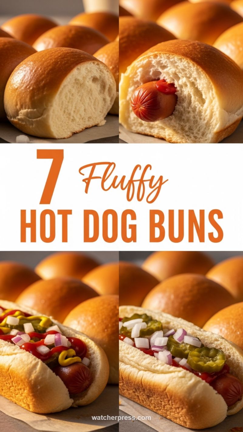17. Homemade Comfort: Fluffy Hot Dog Buns