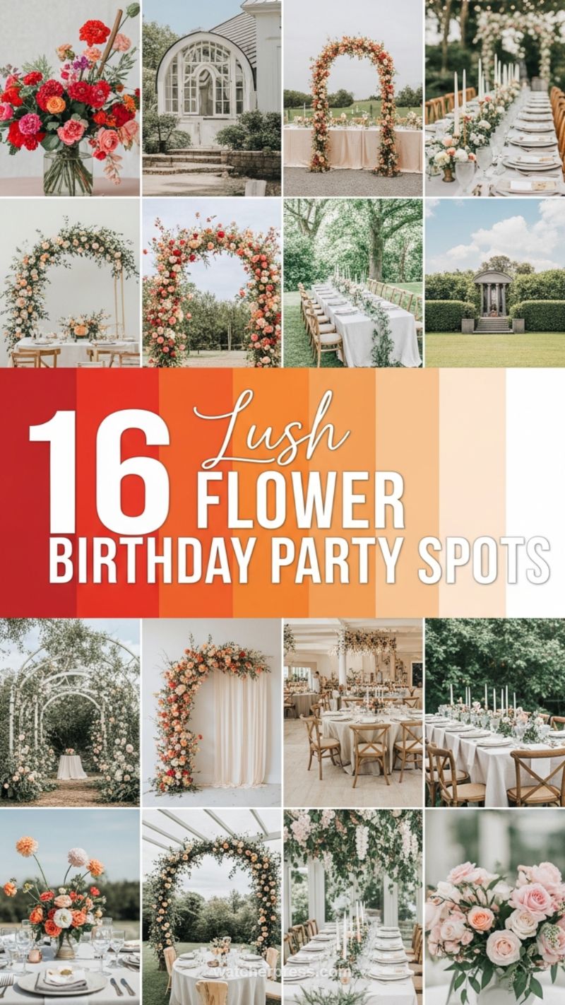 17. Lush Outdoor Floral Arches