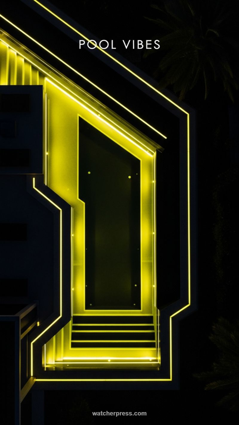 17. POOL VIBES: Neon Architecture