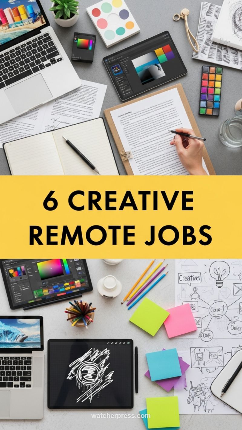 17. Unleash Your Creativity: Exploring Creative Remote Job Paths