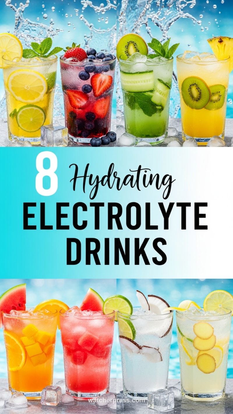 18. 8 Hydrating Electrolyte Drinks (Diet Support)