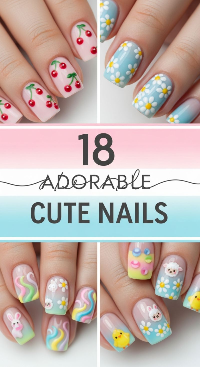 18 Adorable Cute Nails