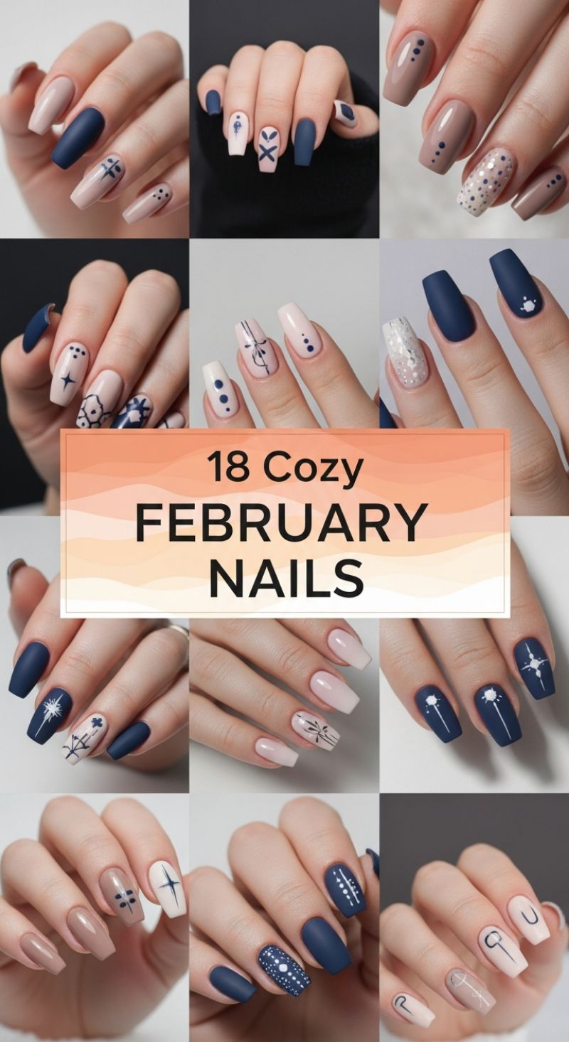 18 Cozy FEBRUARY NAILS