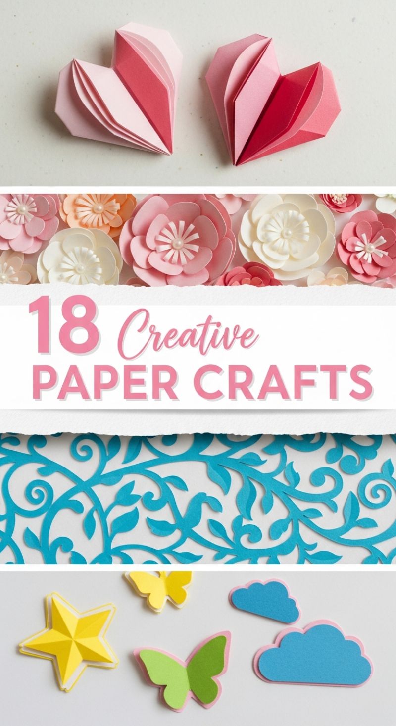 18 Creative Paper Crafts for Last-Minute Valentine's Day Flair