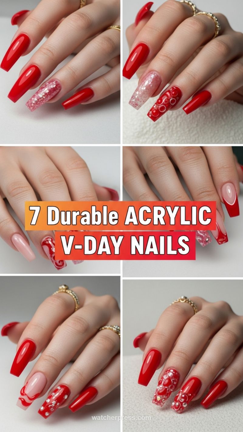 18. Durable Acrylic V-Day Looks