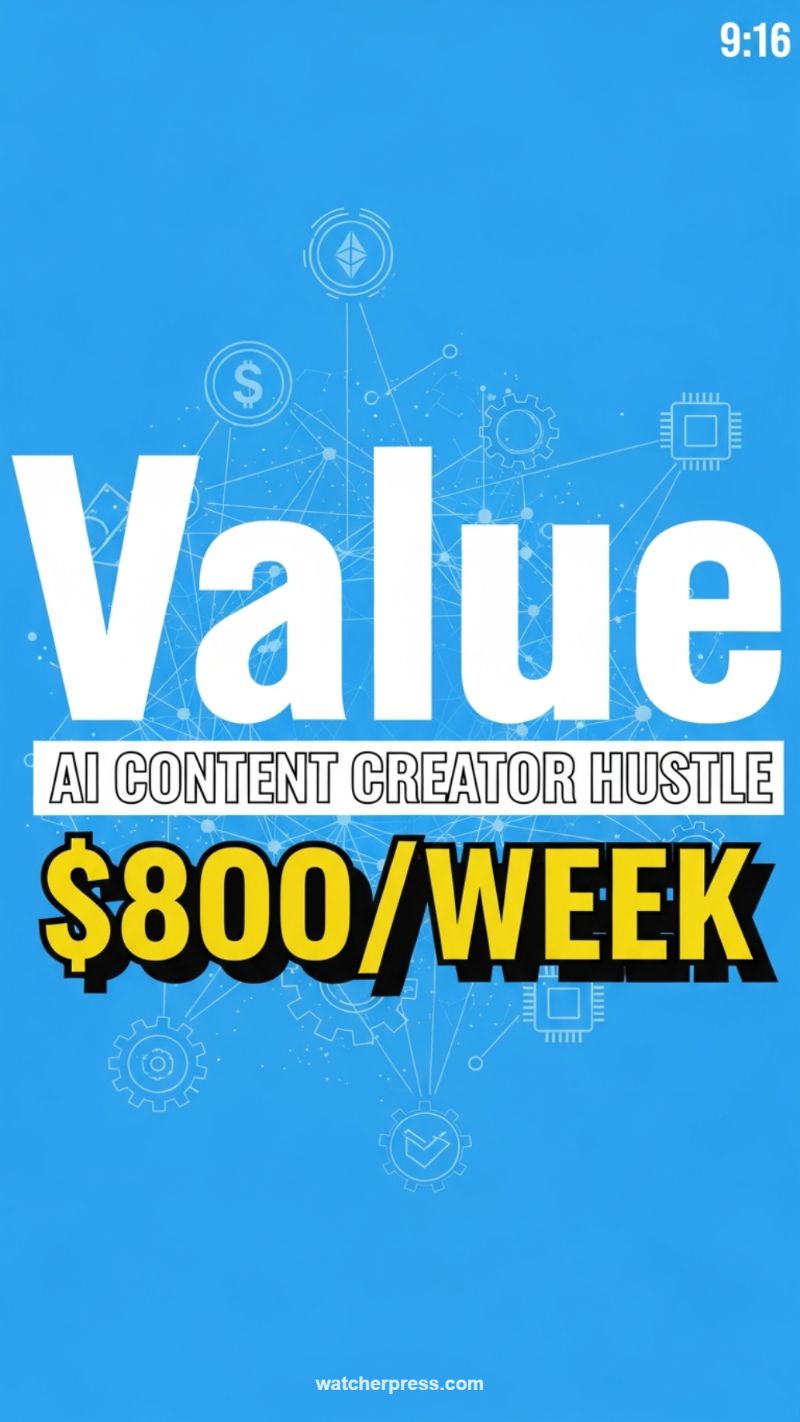 18. Starting an AI-Assisted Content Creation Side Hustle ($800/Week)