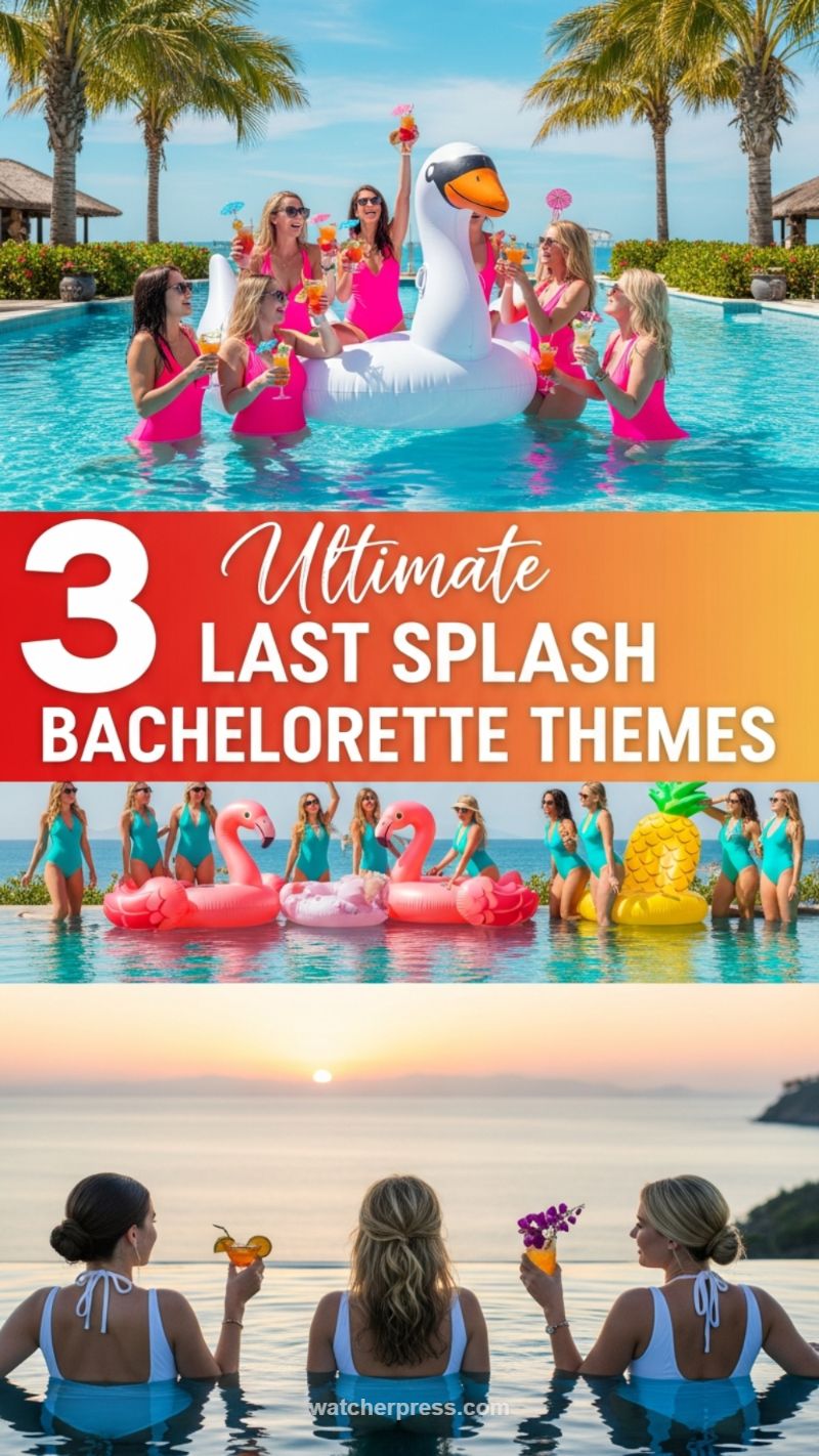 18. Ultimate Getaway Vibe: 3 Ultimate Last Splash Bachelorette Themes