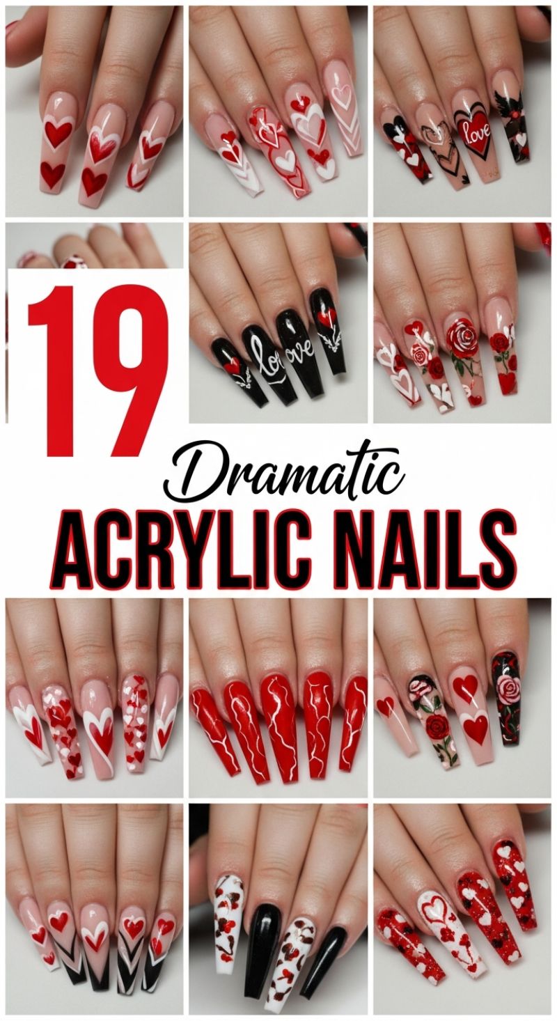19 Dramatic Acrylic Nails