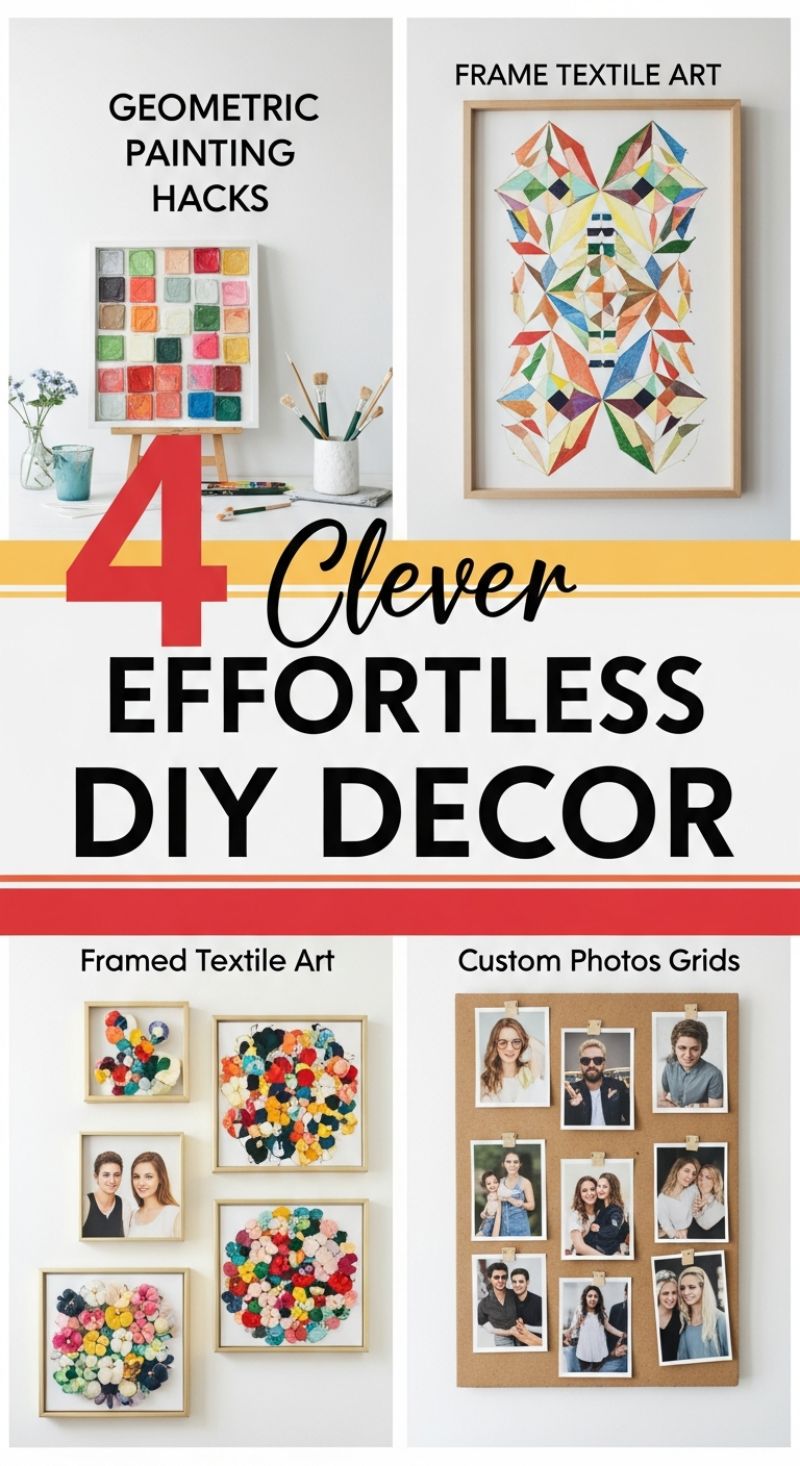 19. Effortless DIY: Framed Textile Art