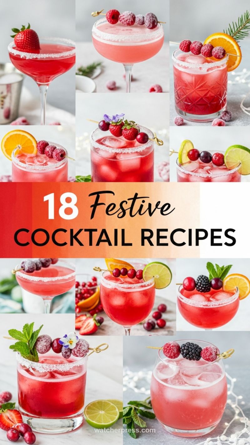 19. Festive and Colorful Cocktail Recipes (Brunch Recipe Idea 6)