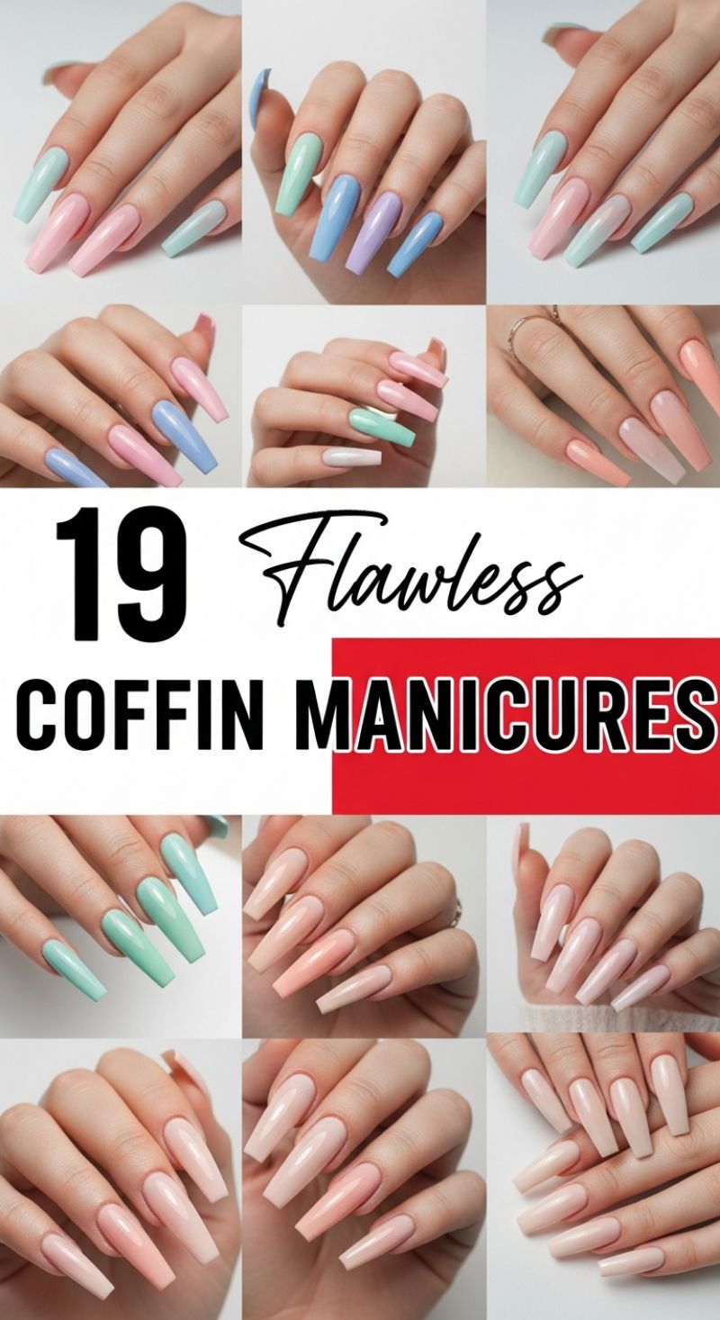 19 Flawless Coffin Manicures