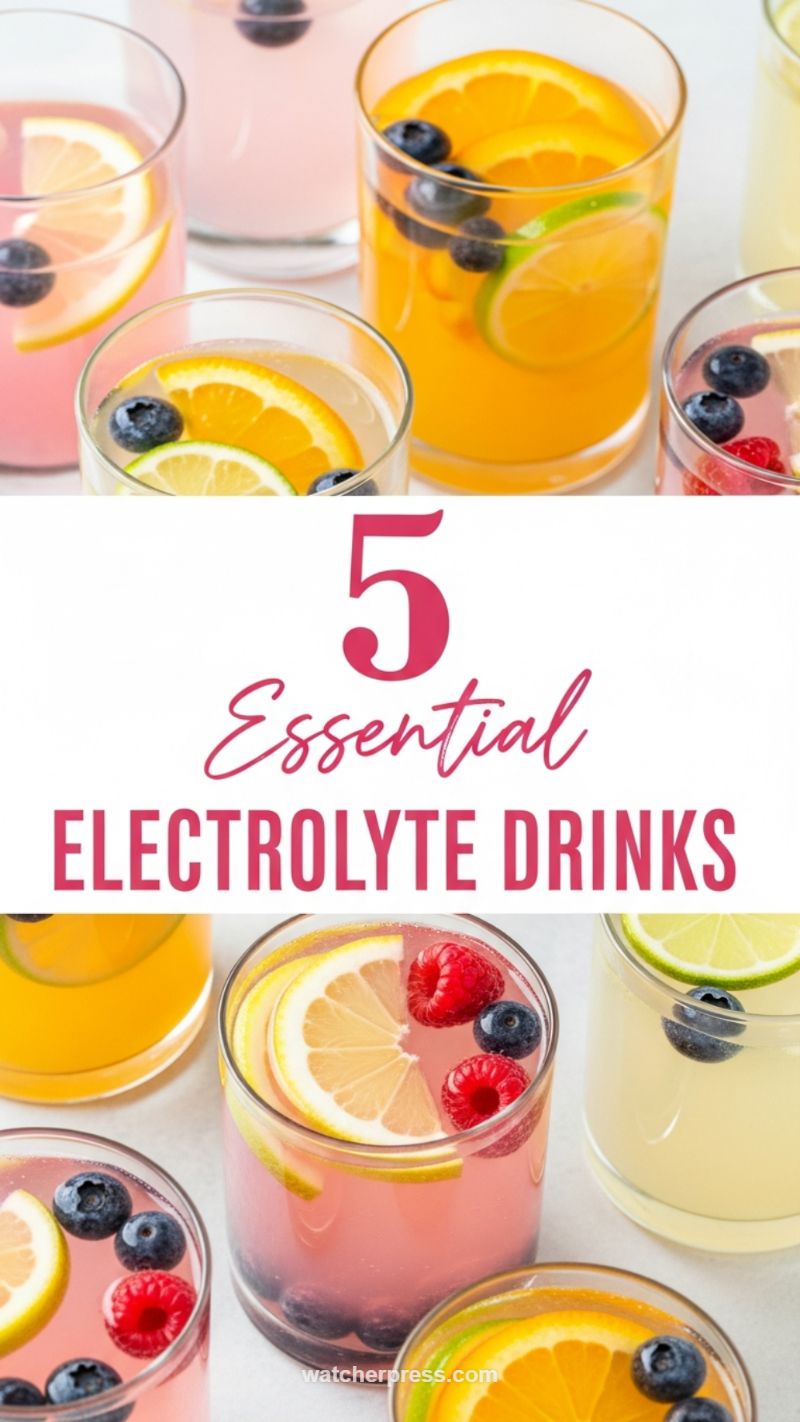 19. Hydration Hero: Essential Electrolyte Drinks